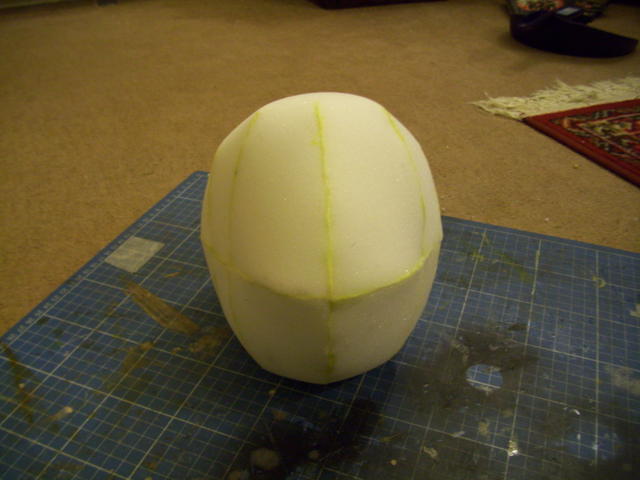 Audrey II Foam Head Front Profile